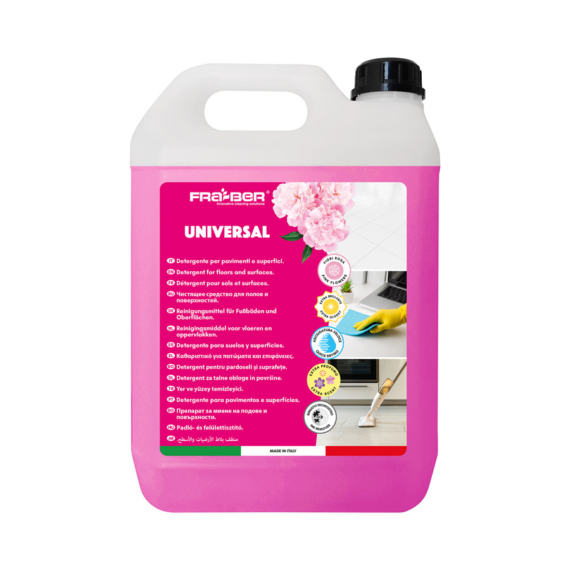 Universal Pink Flowers 4,54L - univerzális illatosított felmosó- és tisztítószer